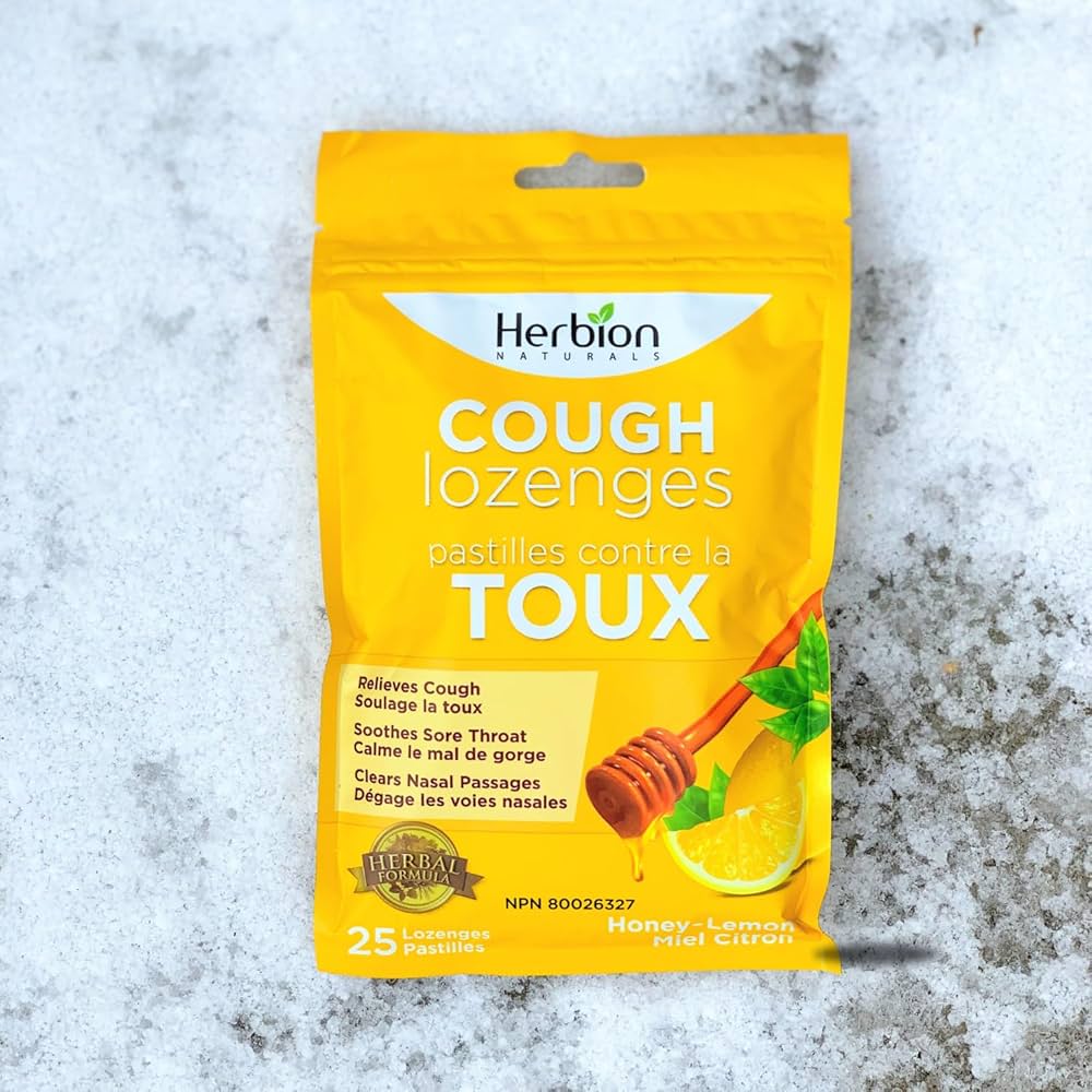 Pastilles cotre la toux sans sucre