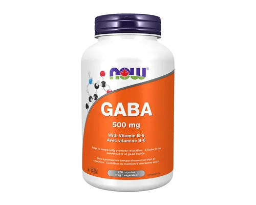 Gaba 500mg avec vitamine B-6 200capsules