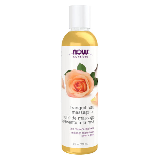 Huile à massage apaisante à la rose 237ml