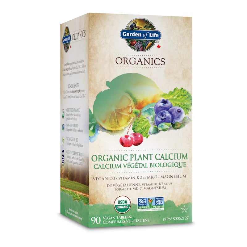 Mykind organics Calcium végétal biologique 90comprimés
