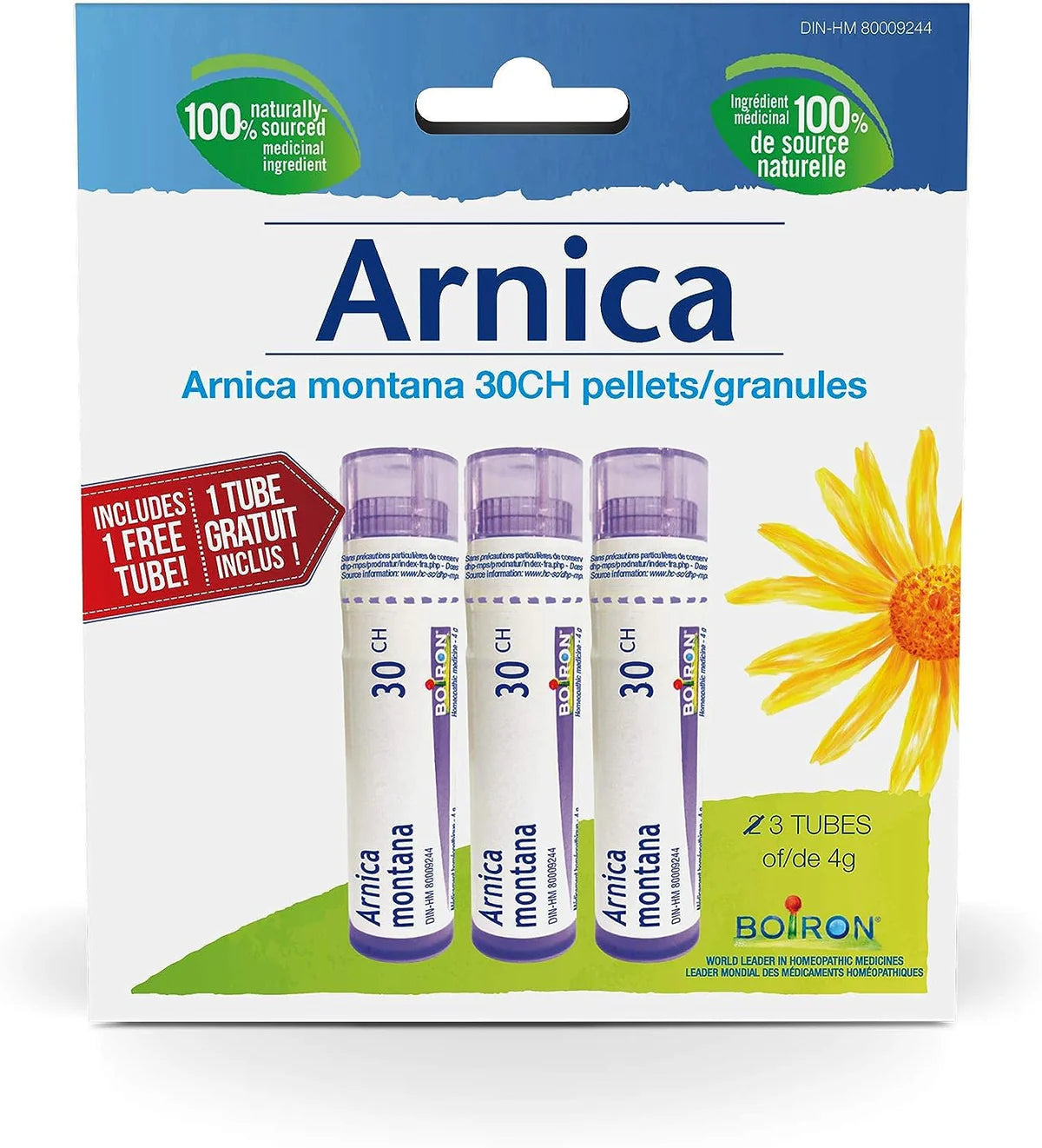 Granules d'Arnica 30CH 2+1 tubes