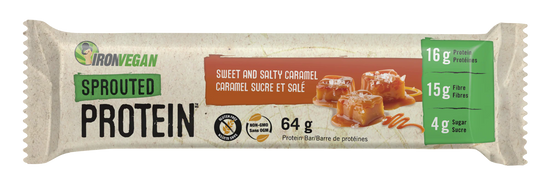 Barre protéiné IronVegan brownie double chocolat 64g