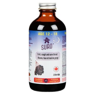 Sirop de sureau formule nuit 12 à 18 ans 236ml