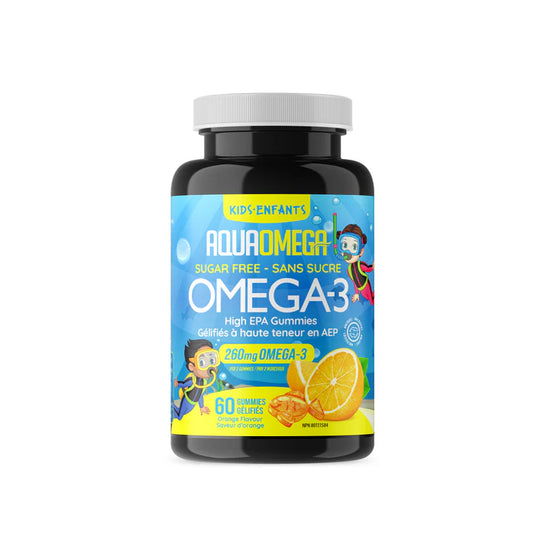 Omega-3 enfants  DHA 60gélifiés saveur orange