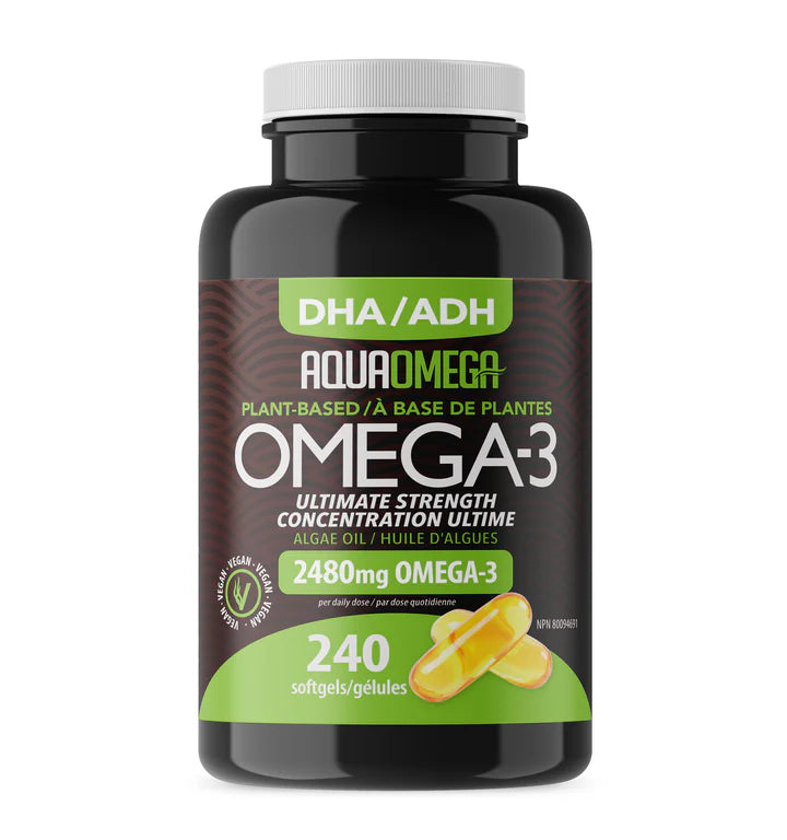 Omega-3 ADH à base de plantes 120 gélules