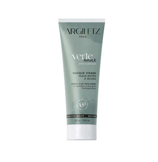 Masque visage argile verte peaux mixtes à sèches 100g