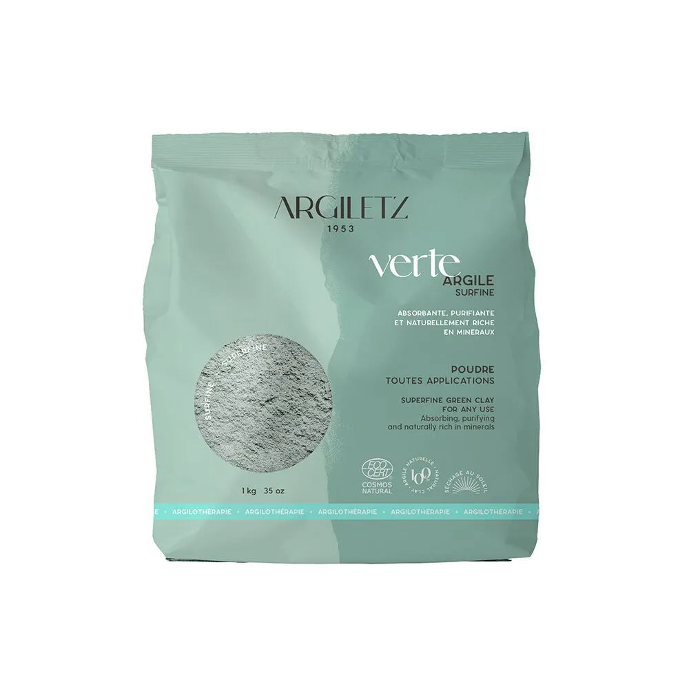 Poudre d'argile verte surfine 1kg