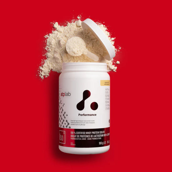 Isolat de protéines de lactosérum saveur vanille 900g