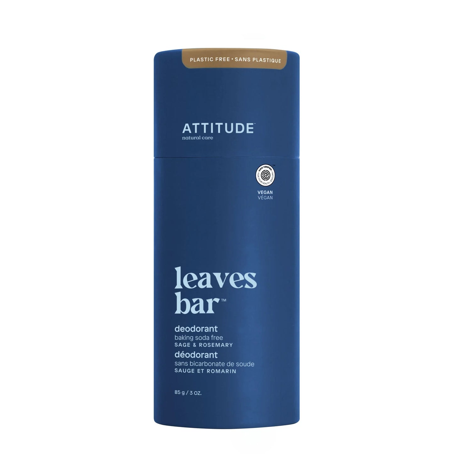 Déodorant sans bicarbonate de soude Sauge et romarin 85g
