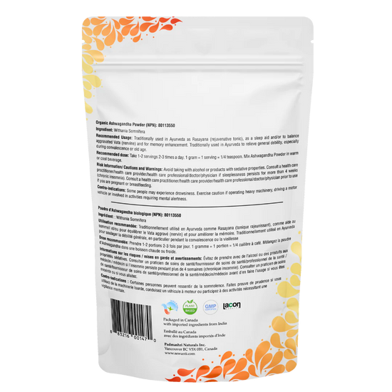 Ashwagandha en poudre 200g