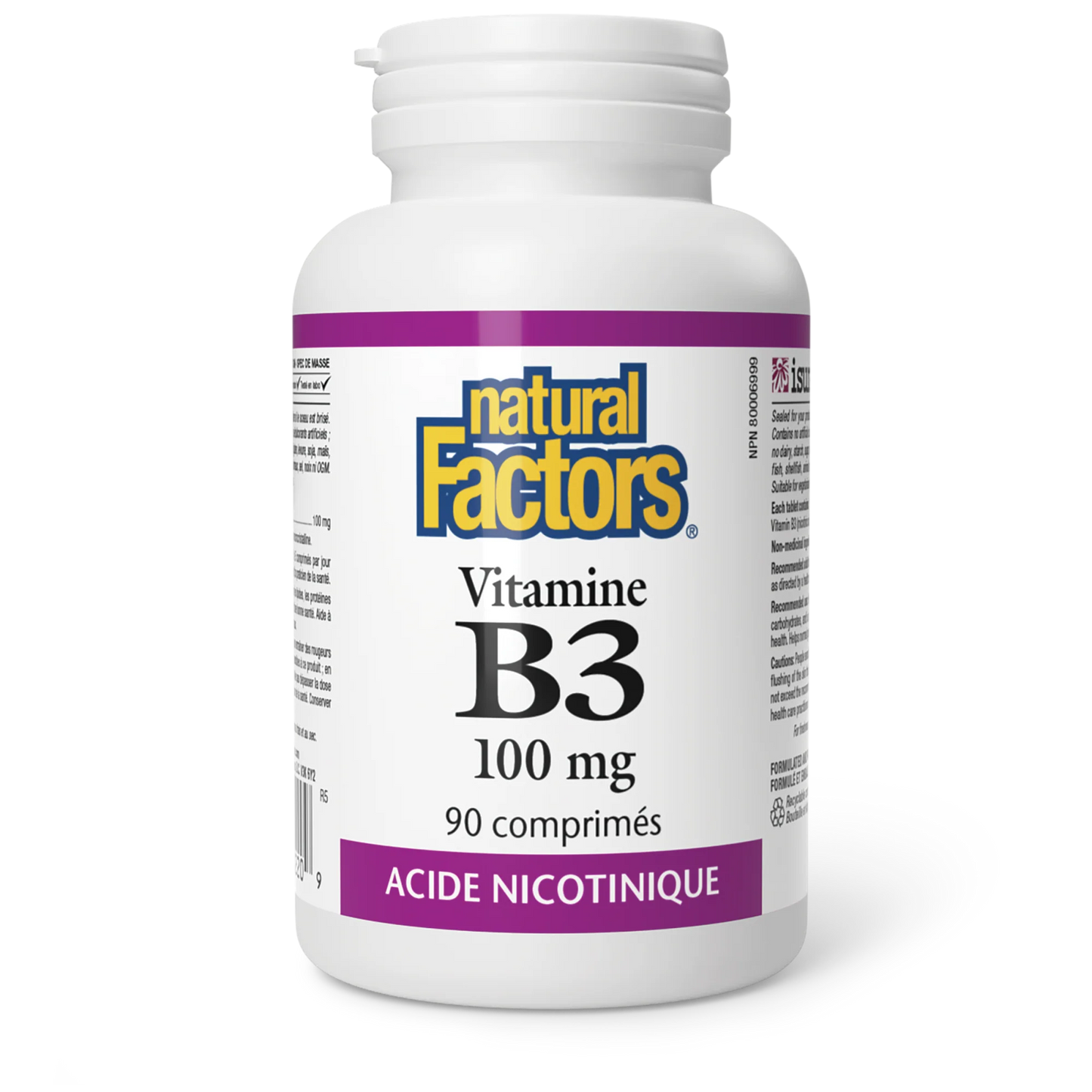 Vitamine B3 100mg 90 comprimés