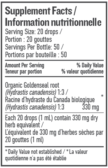 Hydraste extrait liquide 50ml