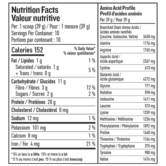 Protéine parfaite saveur de vanille 780g