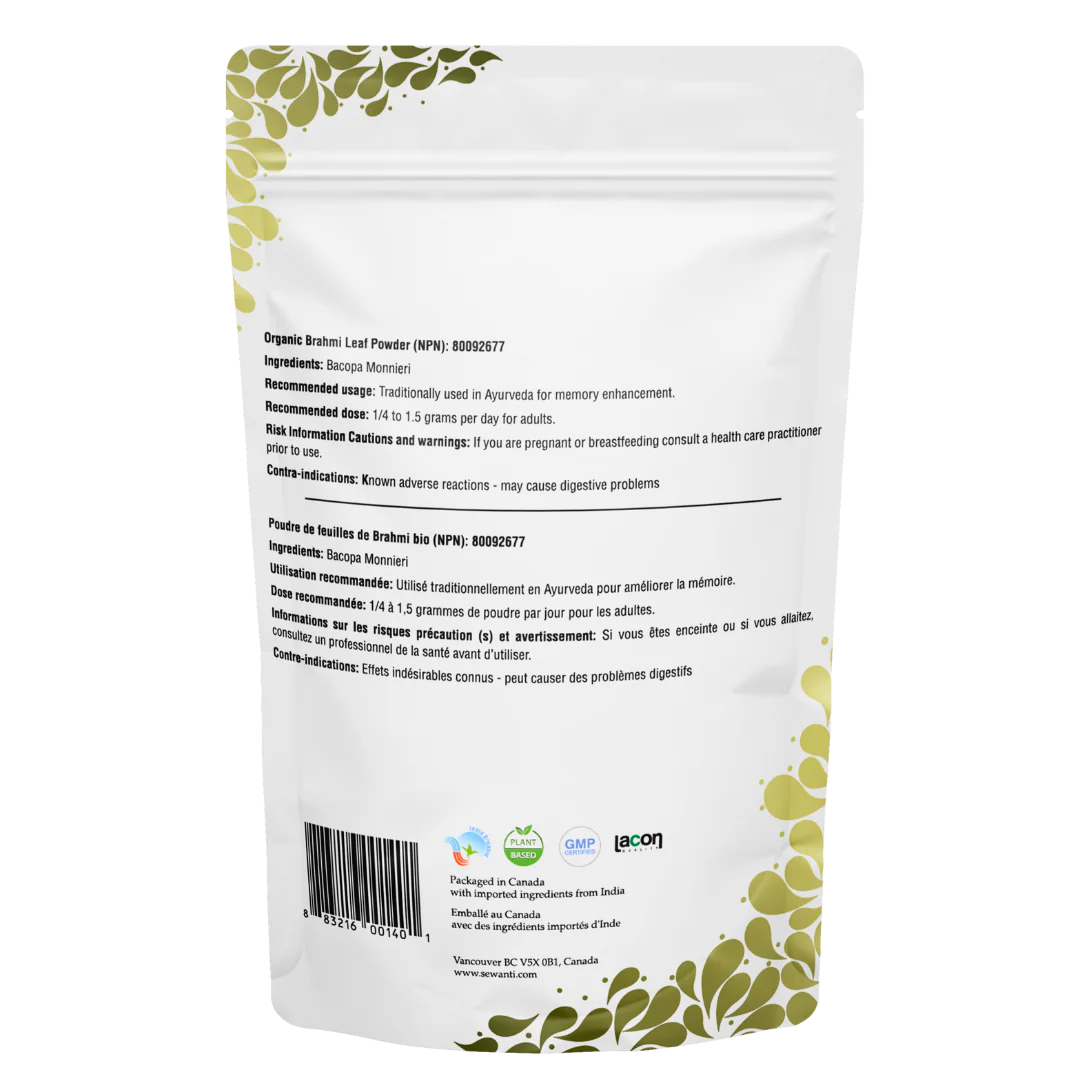 Brahmi feuille en poudre 200g