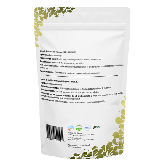 Brahmi feuille en poudre 200g