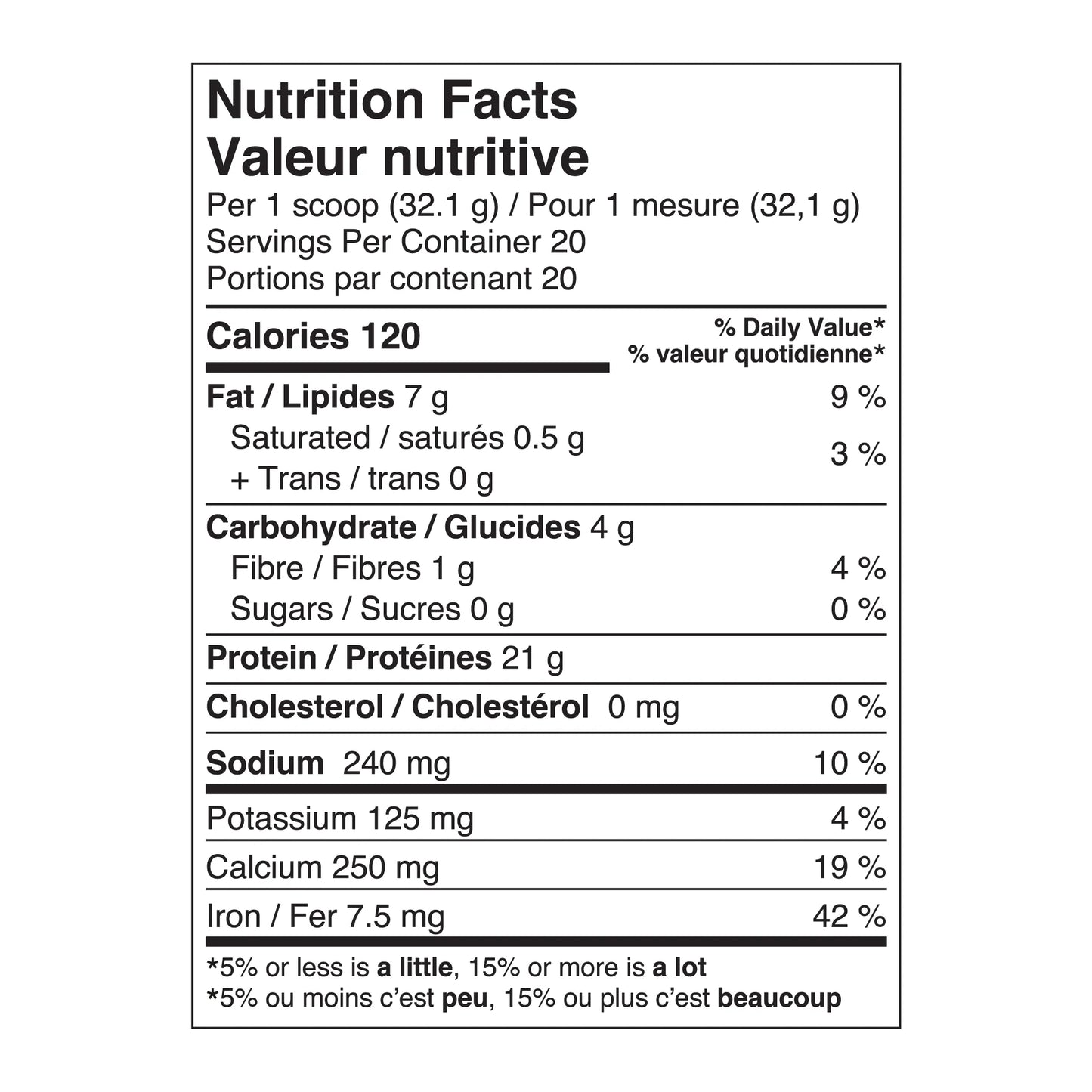 Protéine Tout-en-un naturel non-sucré 643g