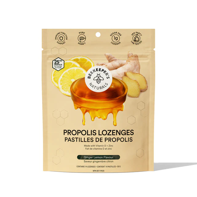 Pastilles propolis gingembre citron 50g