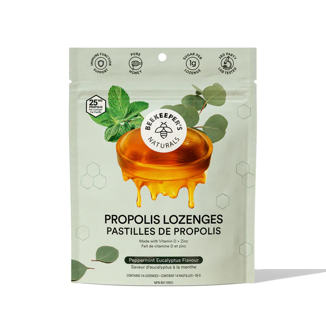 Pastilles propolis menthe eucalyptus 50g