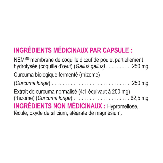 Soulagement rapide des articulaires 60 capsules