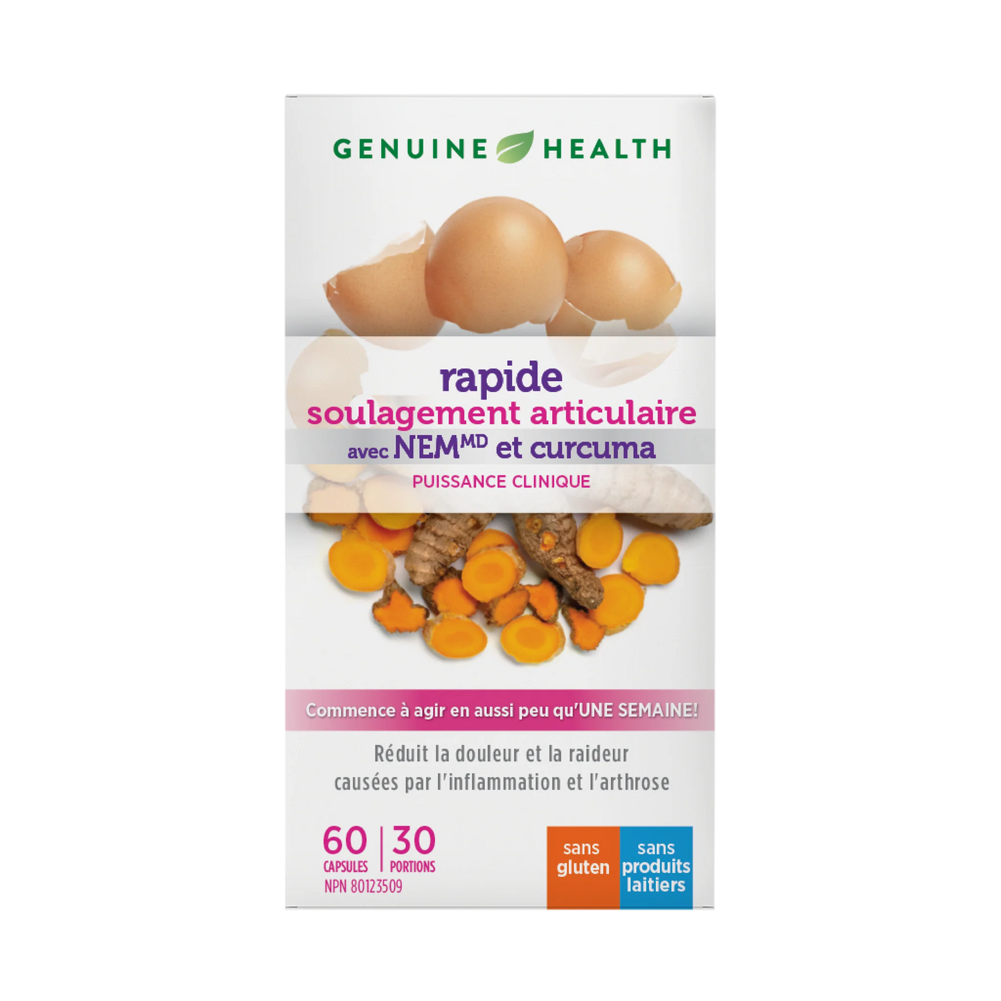 Soulagement rapide des articulaires 60 capsules