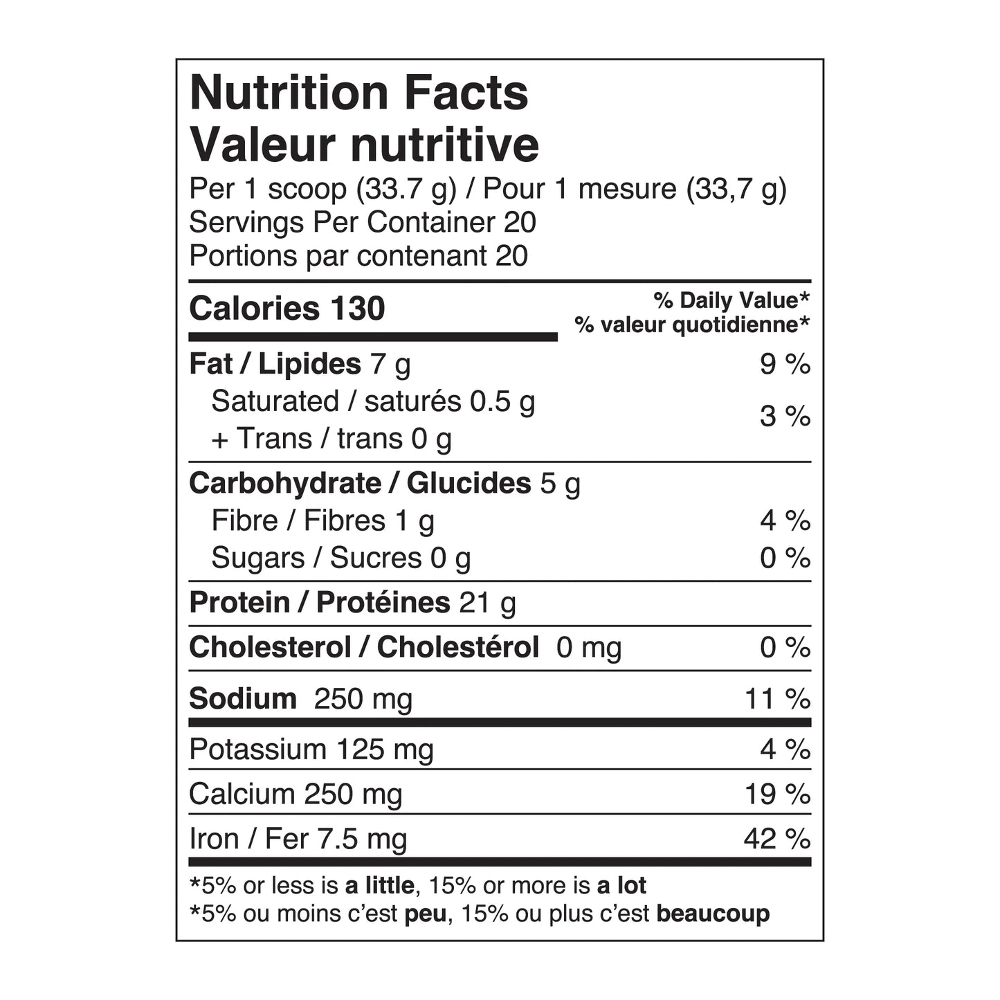 Protéine Tout-en-un saveur de vanille 675g