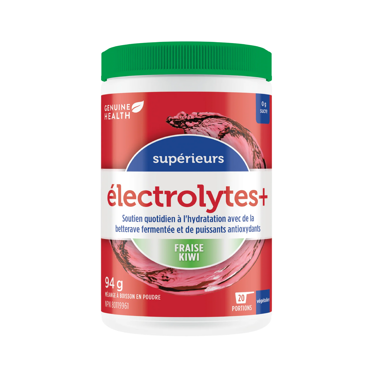 Électrolytes + Fraise Kiwi 94g