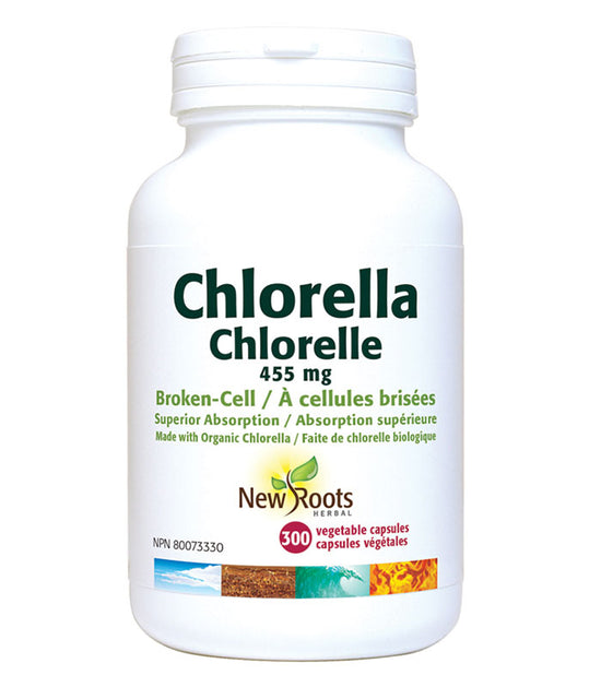 Chlorelle à cellules brisées 455mg