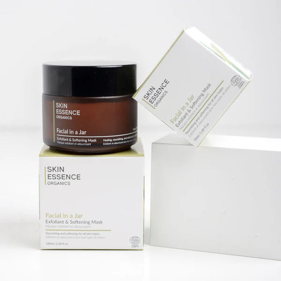 Facial en pot, masque exfoliant et adoucissant 100ml