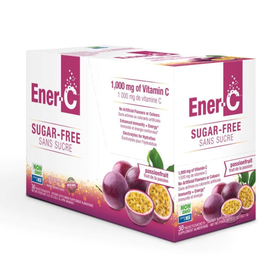 Ener-C sans sucre saveur de fruit de la passion 30sachets