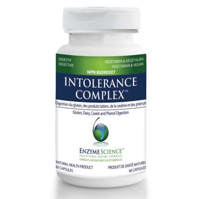 Intolerance Complex digestion du gluten, produits laitiers, caseine et phénols 60capsules