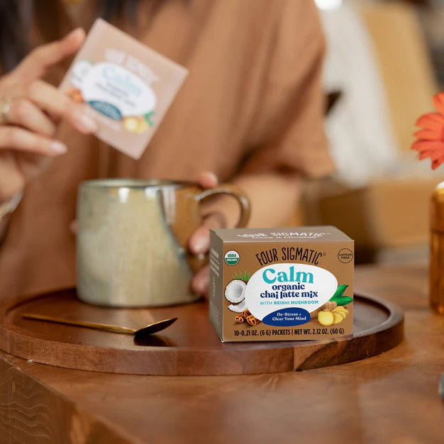 Calme, dé-stress + éclaircit l'esprit, latté chai 10 sachets