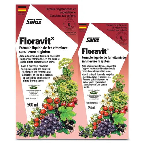 Floravit fer liquide sans gluten (500ml + 250ml Boni)