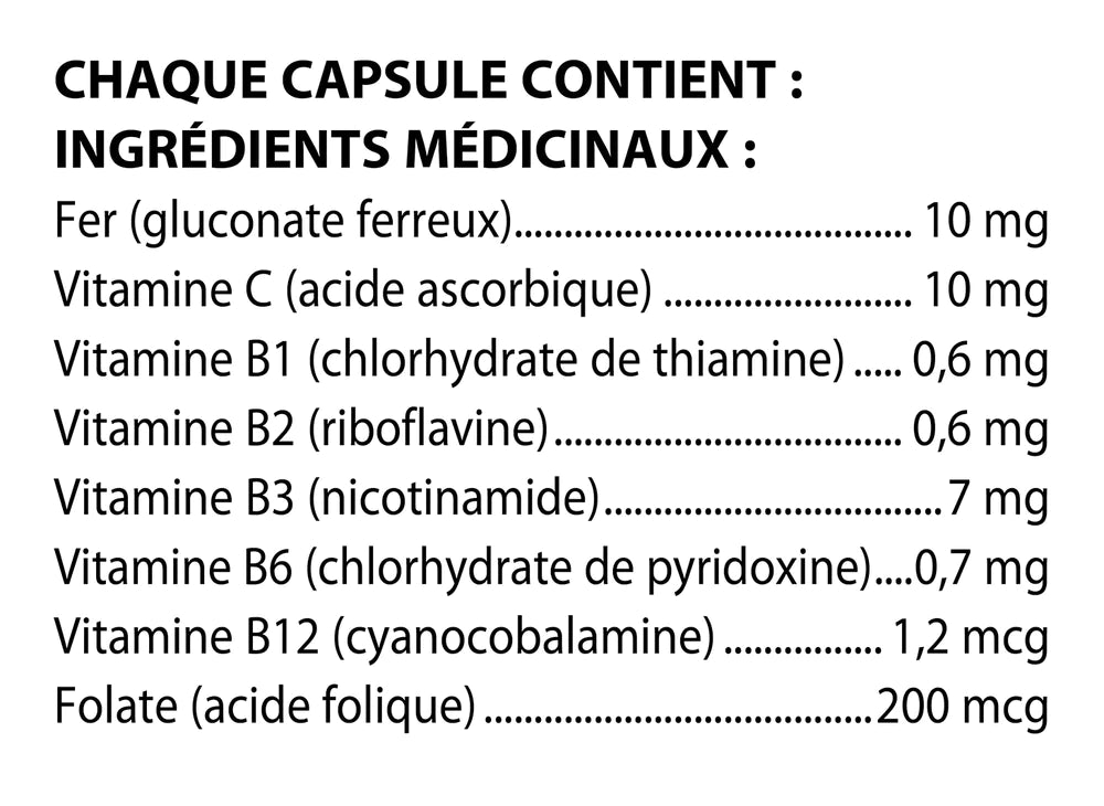 Fer + 60capsules
