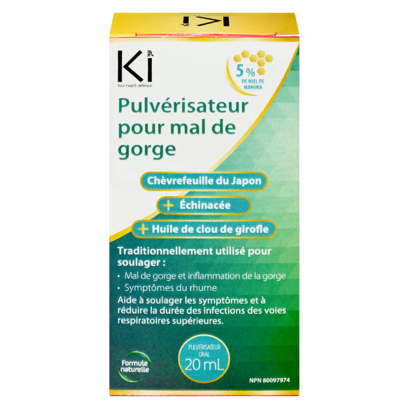 Pulvérisateur pour mal de gorge 20ml