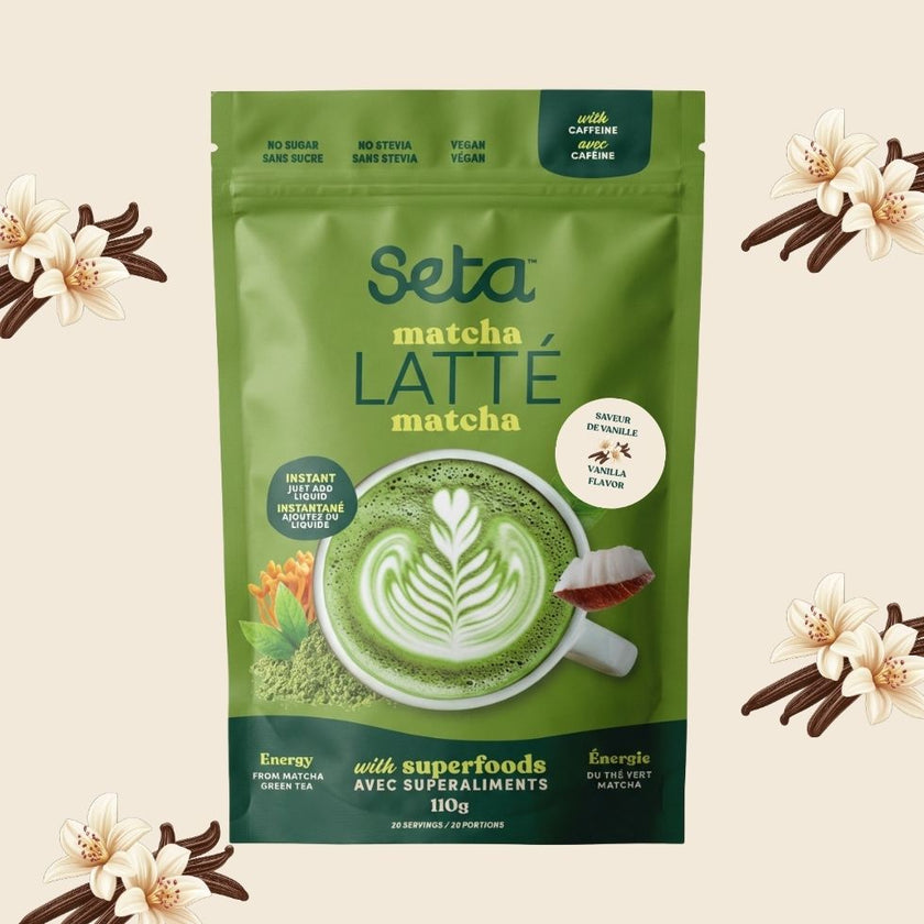 Matcha latté à la vanille 110g