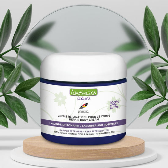 Crème réparatrice pour le corps lavande et romarin