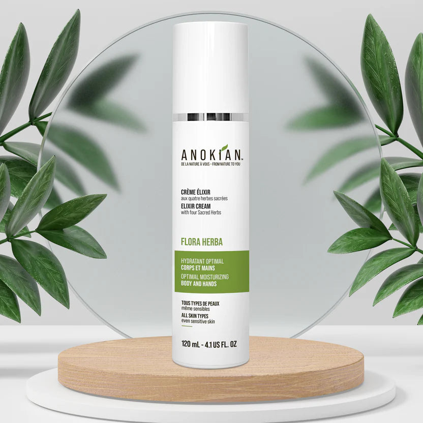 Crème élixir aux quatre herbes sacrées pour le corps et mains 120ml