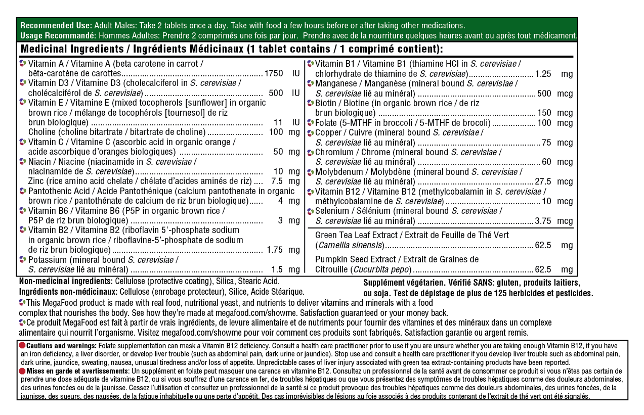 Multi pour Hommes 55+ 60comprimés