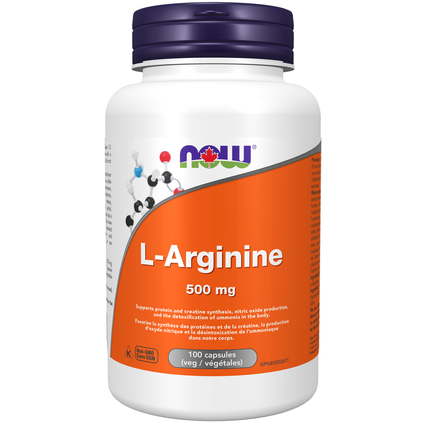 L-Arginine 500mg 100capsules