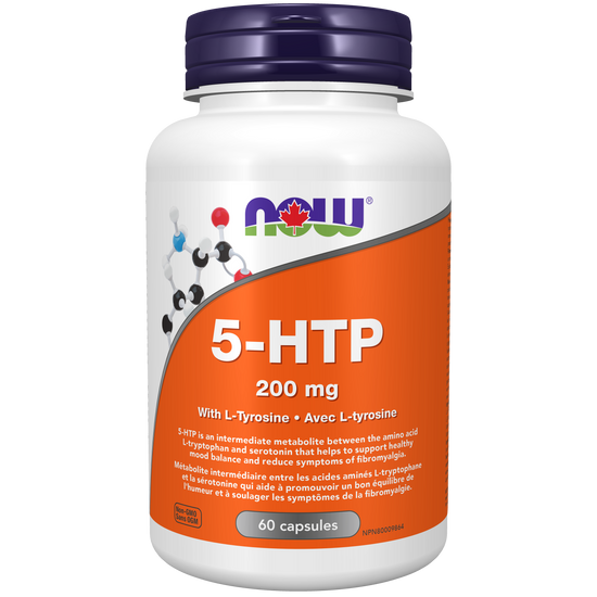 5-HTP 200mg avec L-tyrosine 60capsules