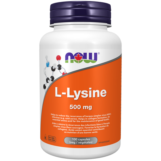 L-Lysine 500mg 100capsules