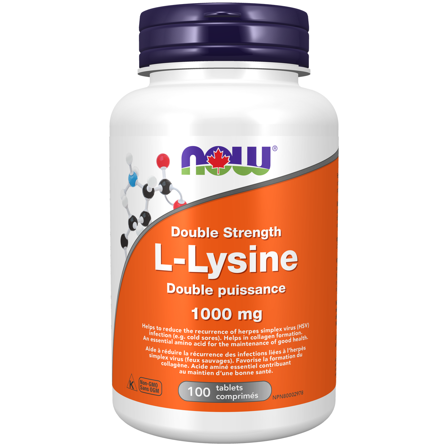 L-Lysine 1000mg 100comprimés