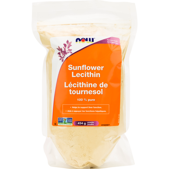 Lécithine de tournesol 100% pure en poudre 454g