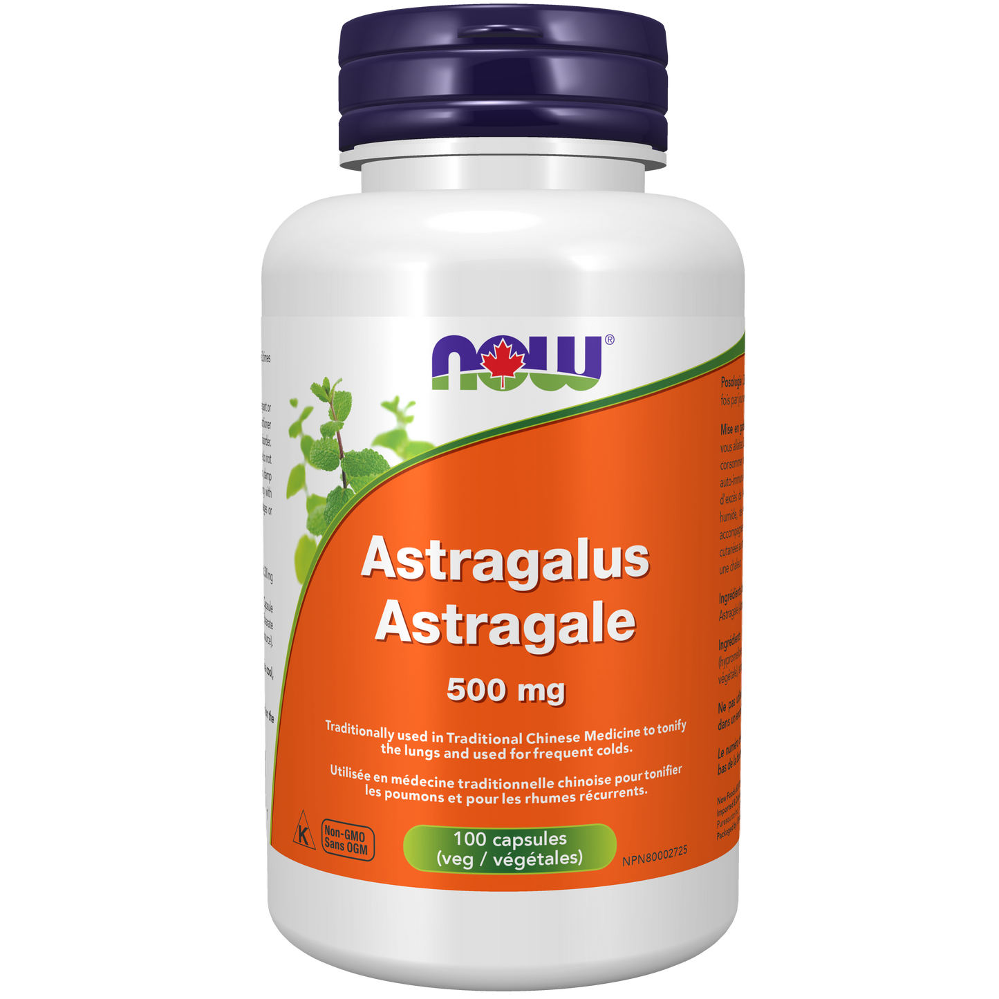 Astragale 500mg 100capsules