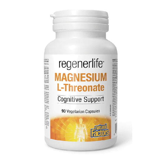 Regenerlife L-Thréonate de magnésium pour le soutien cognitif 90capsules