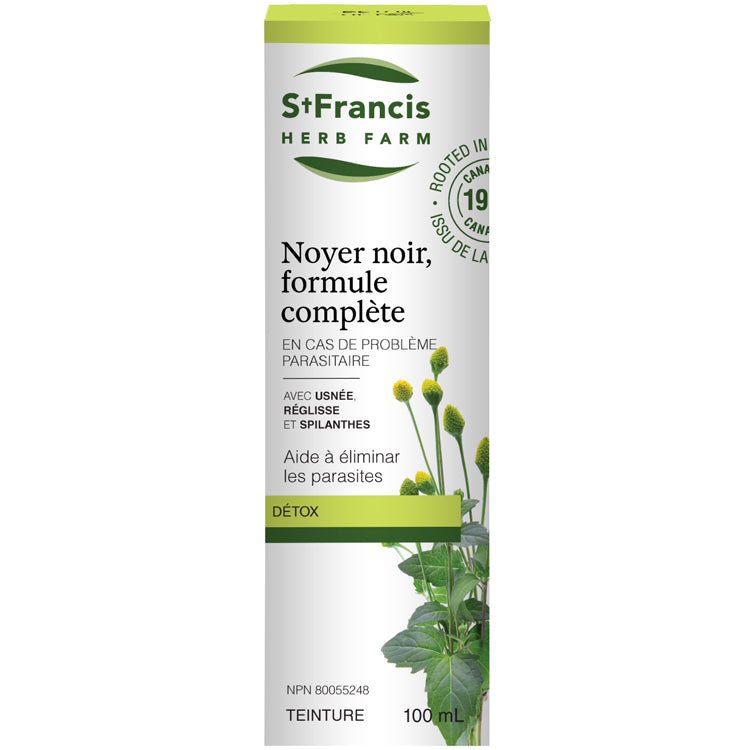 Noyer noir, formule complète antiparasitaire 50ml