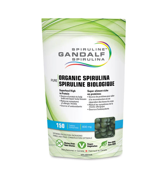 Spiruline biologique 150 comprimé 600mg