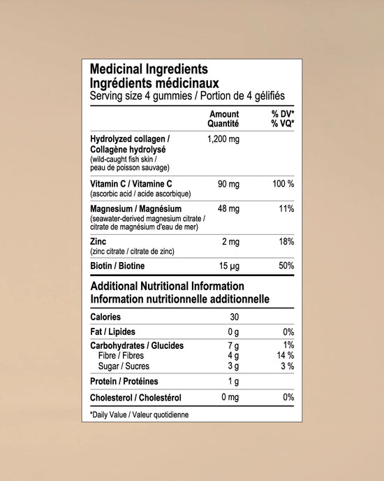 Gélifiés au collagène marin 60gélifiés