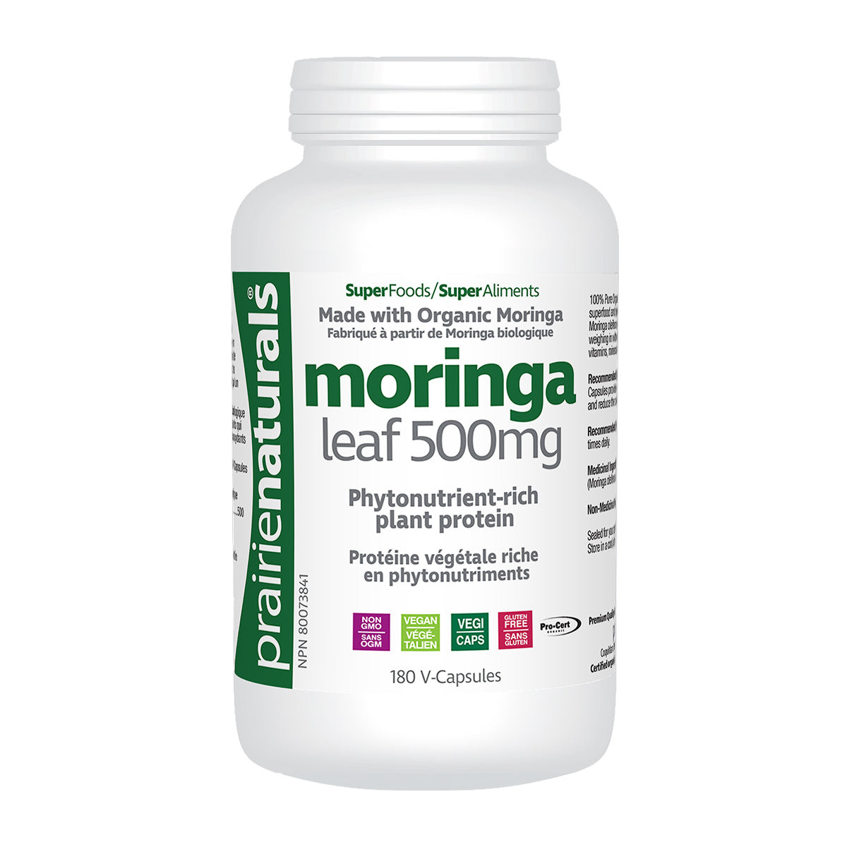 Feuille de Moringa 500mg