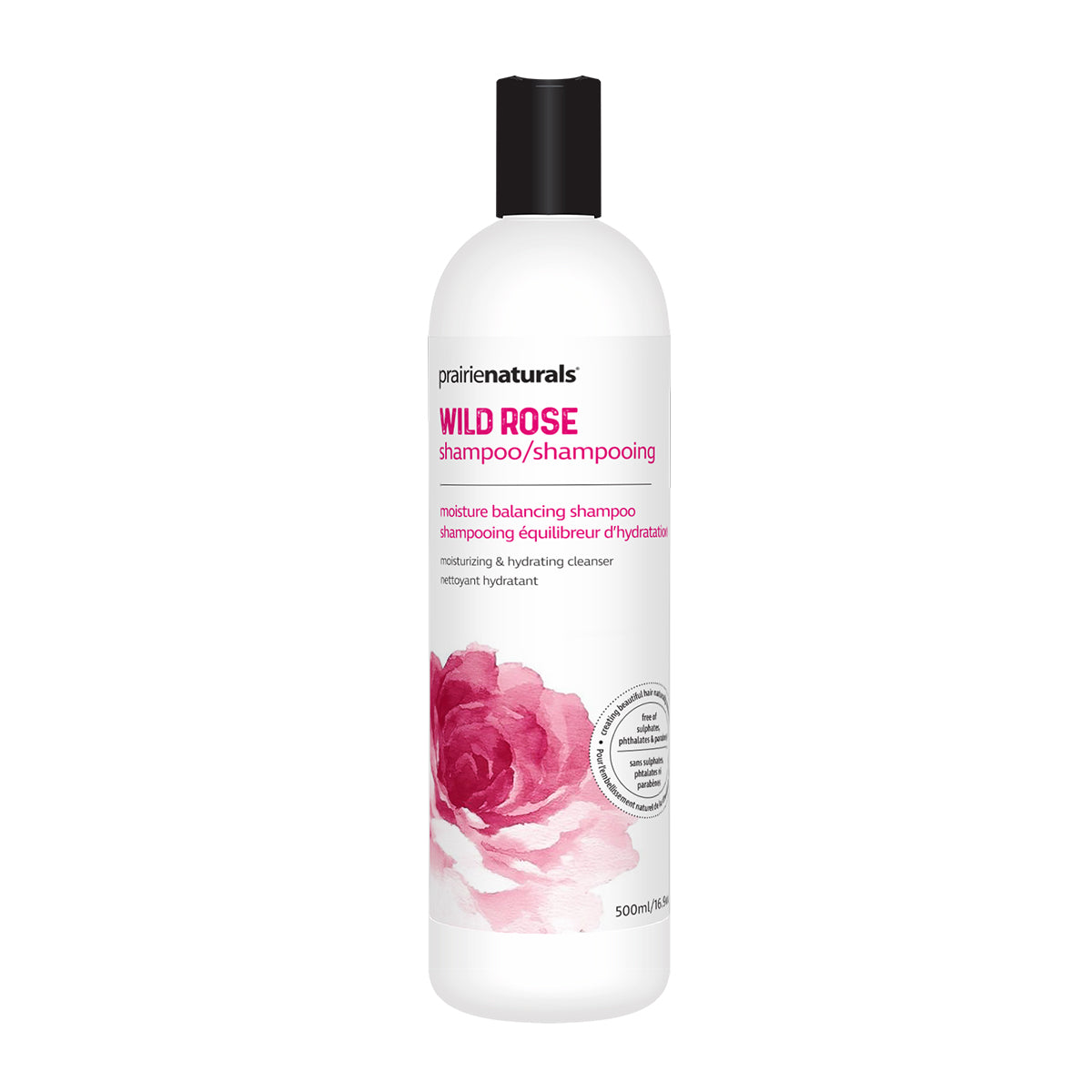 Shampoing Prairie Naturals Rose Sauvage 500ml